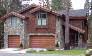 Redwood siding installation